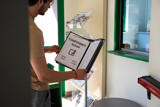 Tarifold Metal Floor Document Display System, A4, 10 pockets