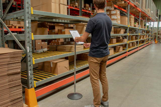 Magneto Golvskylthållare, A4