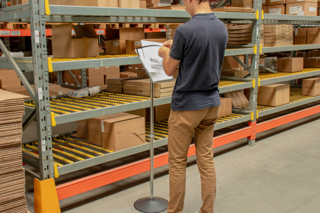 Magneto Golvskylthållare, A4