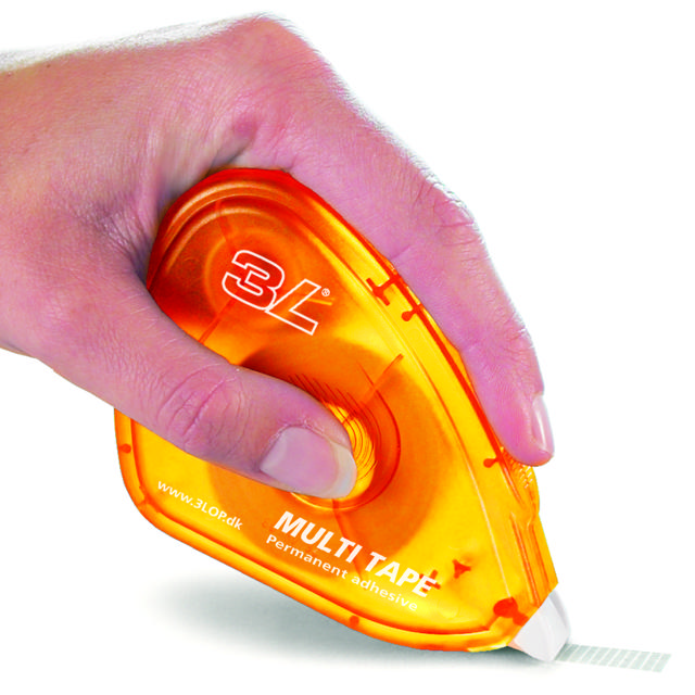 Självhäftande Multitejp, Permanent, Dubbelhäftande