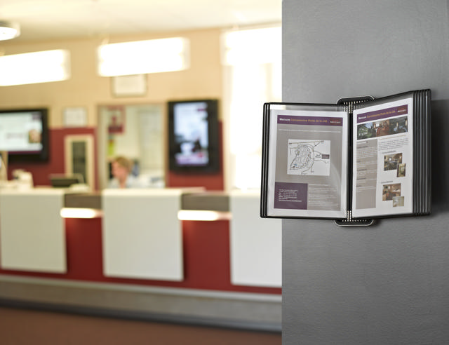Tarifold Veo Wall Document Display System, A4, 10 PP Pockets
