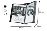 Tarifold Veo Wall Document Display System, A4, 10 PP Pockets