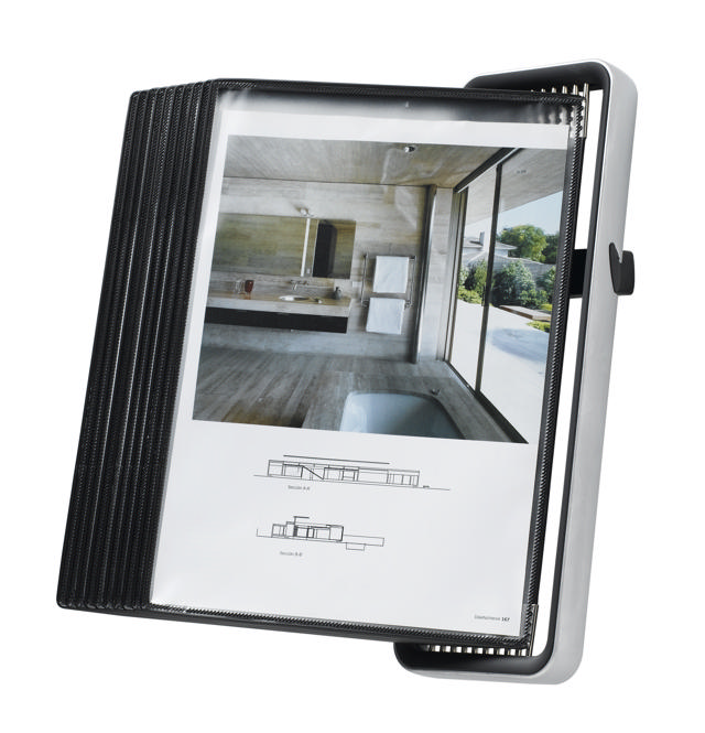 Tarifold Veo Wall Document Display System, A4, 10 PP Pockets