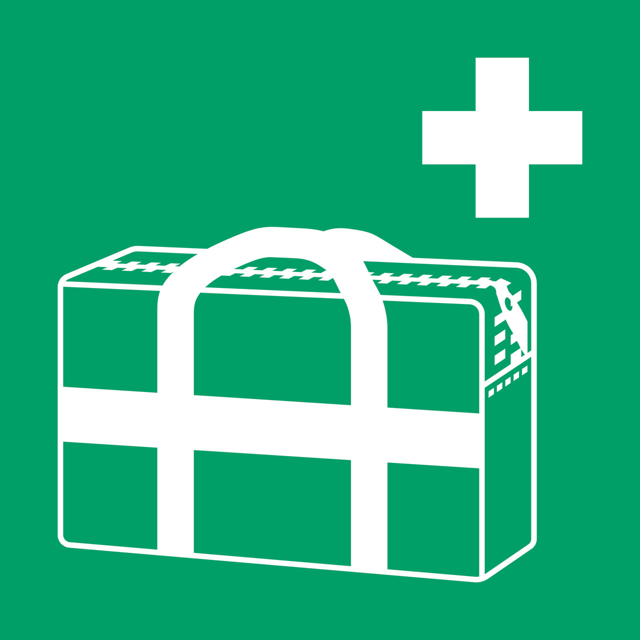 Pictogramm-Zeichen Erste-Hilfe Kasten, 200 x 200 mm