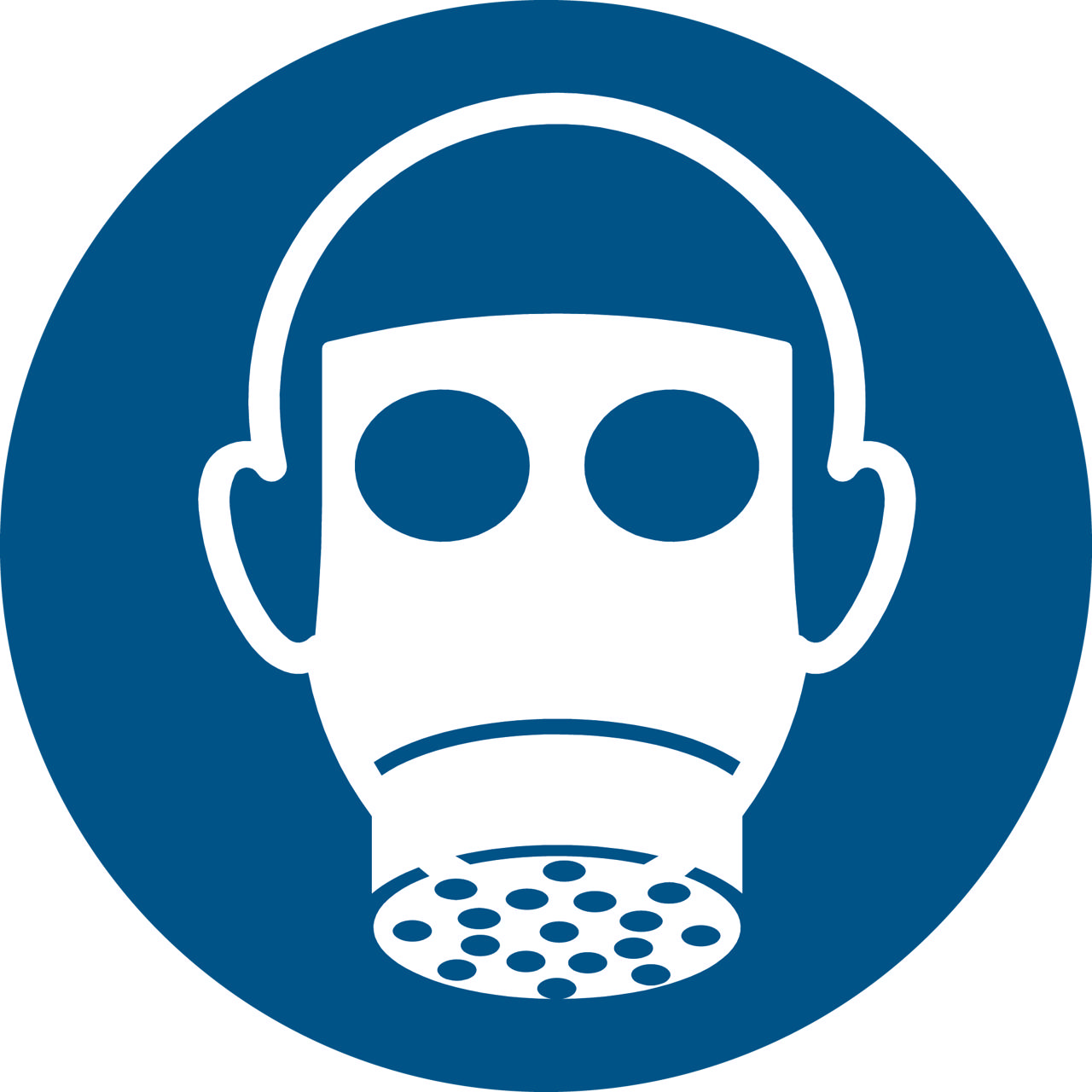 Turvallisuusmerkki Käytä hengityssuojainta, 300 mm