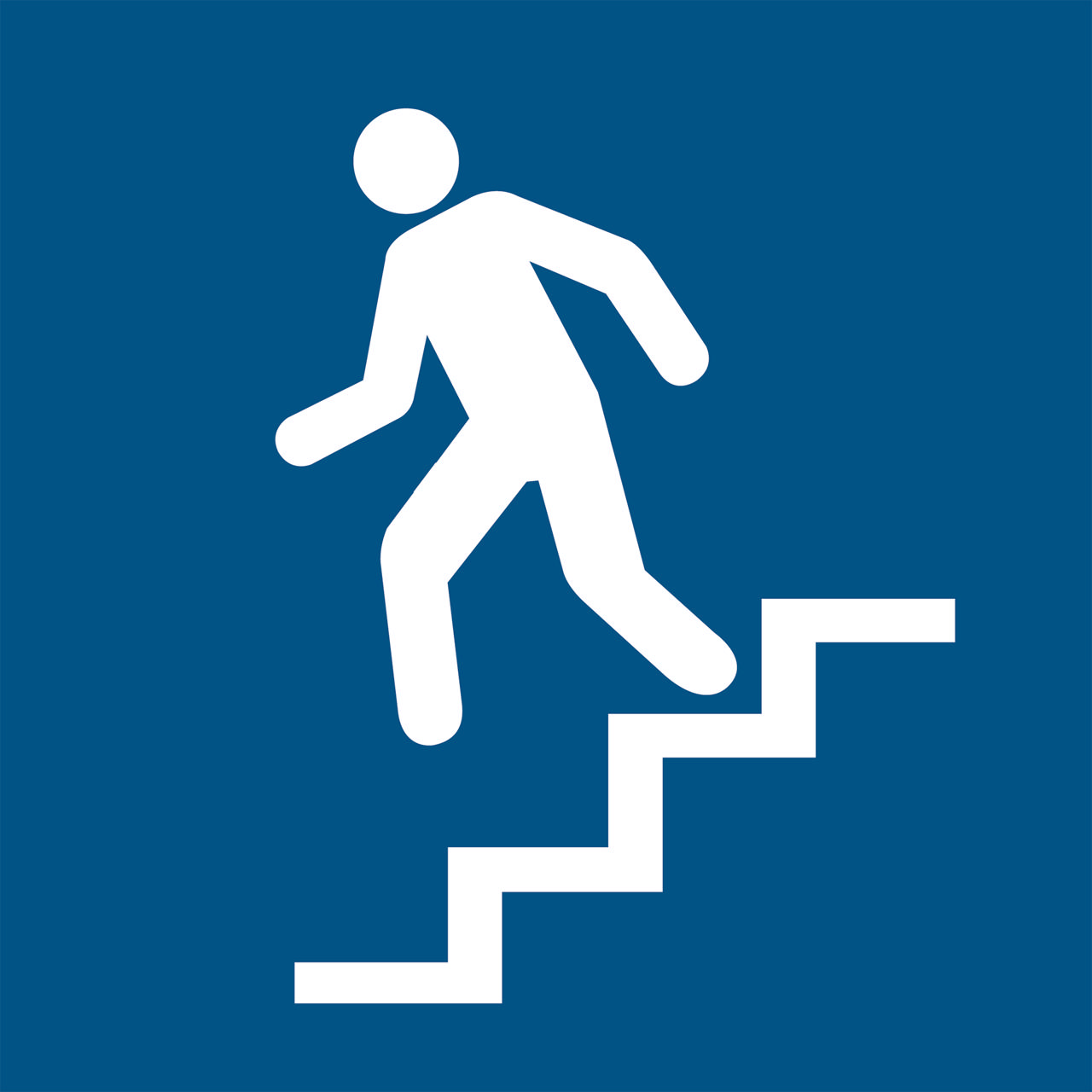 Nedgångsskylt, 150 x 150 mm