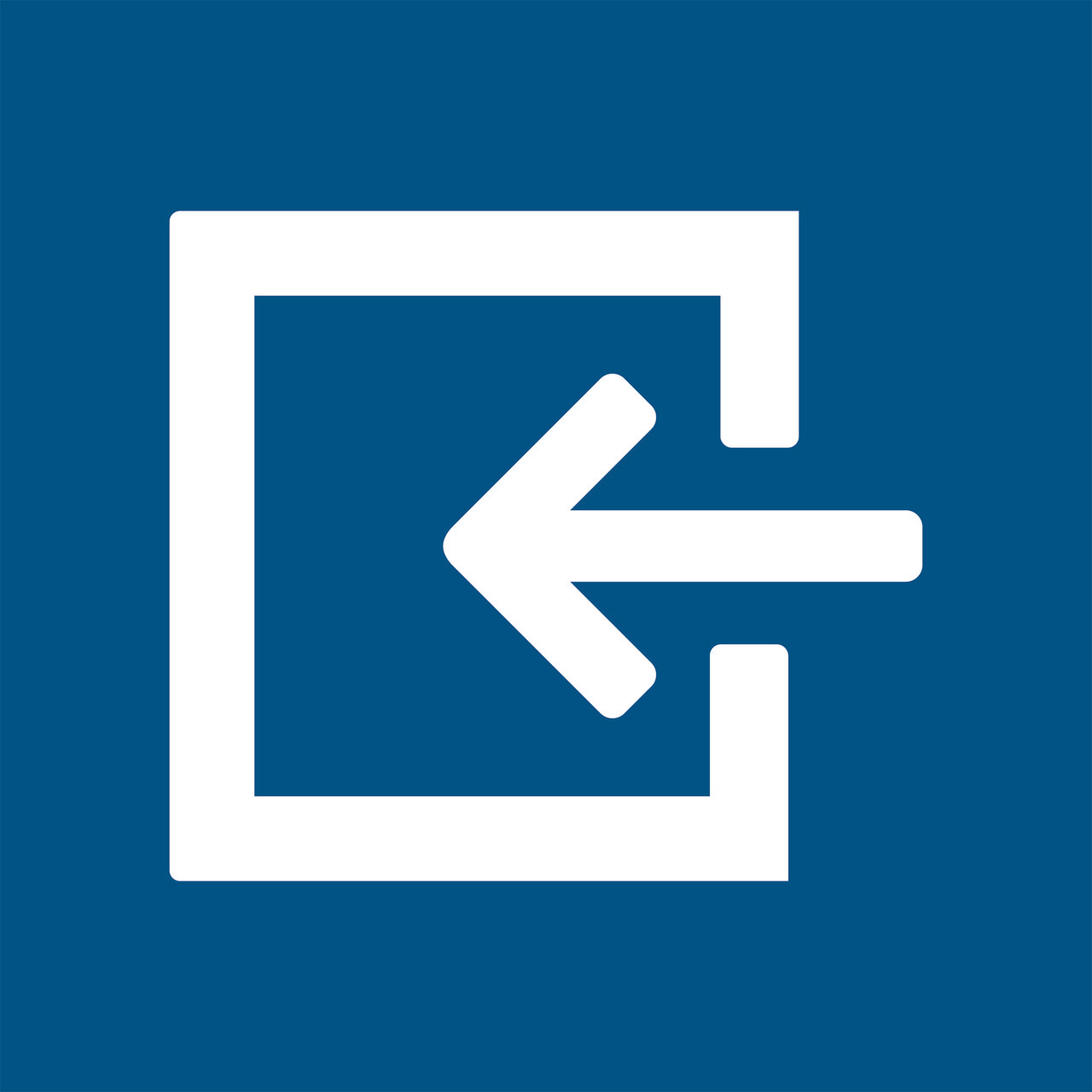 Ingångsskylt, 100 x 100 mm