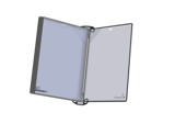 Tarifold Pro Väggdokumentvisningssystem, A4, 5 Lättlastade PP-fickor