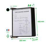 Tarifold Pro Wall Document Display System, A4, 10 Easy Load PP Pockets