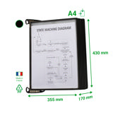 Tarifold Pro Wall Document Display System, A4, 10 Easy Load PP Pockets