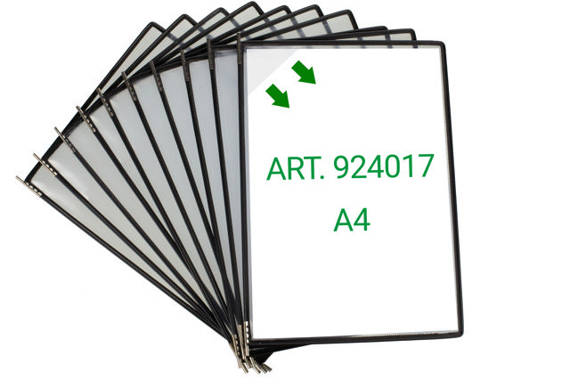 Tarifold Pro Let Belastning Drejelig Lomme, A4, PP