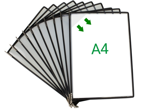 Tarifold Pro Let Belastning Drejelig Lomme, A4, PP