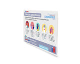 Självhäftande skylthållare i akryl, permanent, A4