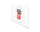 Självhäftande skylthållare i akryl, permanent, A5