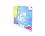 Självhäftande skylthållare i akryl, permanent, A5