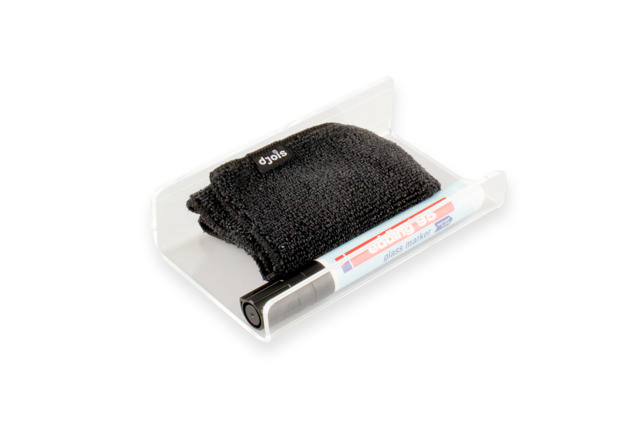 Selbstklebende Acrylstifteablage