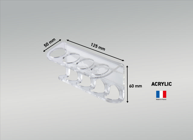 Akryyliliimakynäteline 4 kynälle