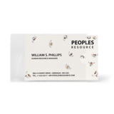 Funda autoadhesiva para tarjetas de visita, 95 x 60 mm, abertura lado corto