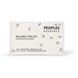 Funda autoadhesiva para tarjetas de visita, 95 x 60 mm, abertura lado corto