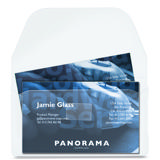 Funda autoadhesiva para tarjetas de visita, con solapa, permanente, 105 x 60 mm