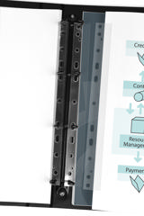 Itsekiinnittyvä arkistointiliuska, pysyvä, A5, 125 mm