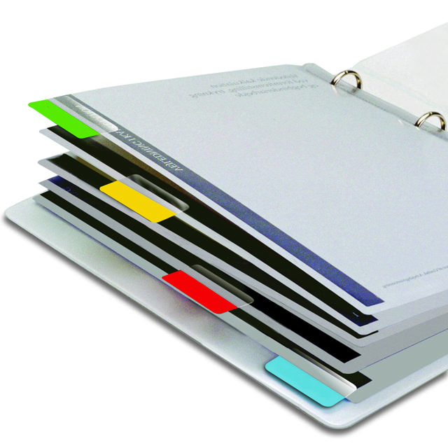 3L Selbstklebende Registertabs, permanent, 12 x 40 mm