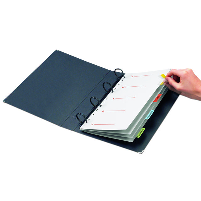 Självhäftande indexflik 3L, flyttbar, 12 x 40 mm