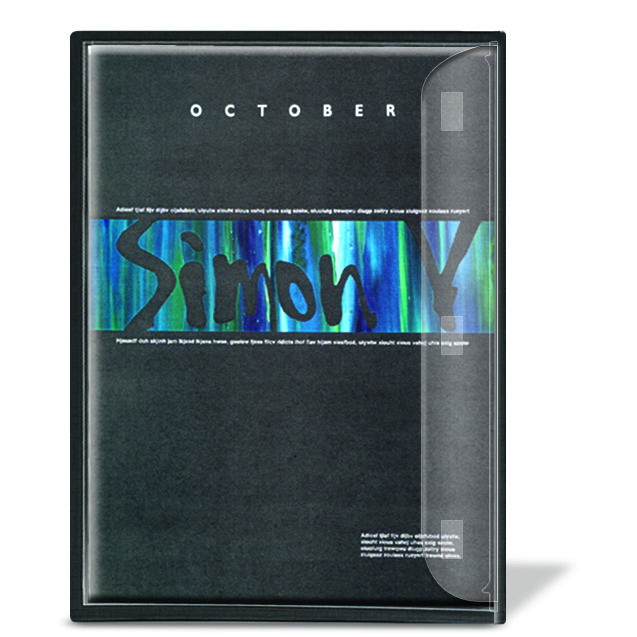 Självhäftande Maxificka, med flik, permanent, A5