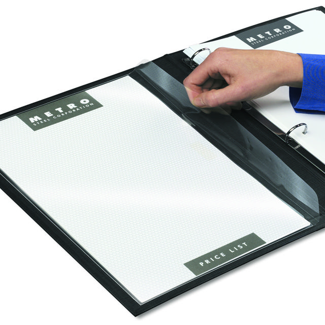 Självhäftande Maxificka, med flik, permanent, A5