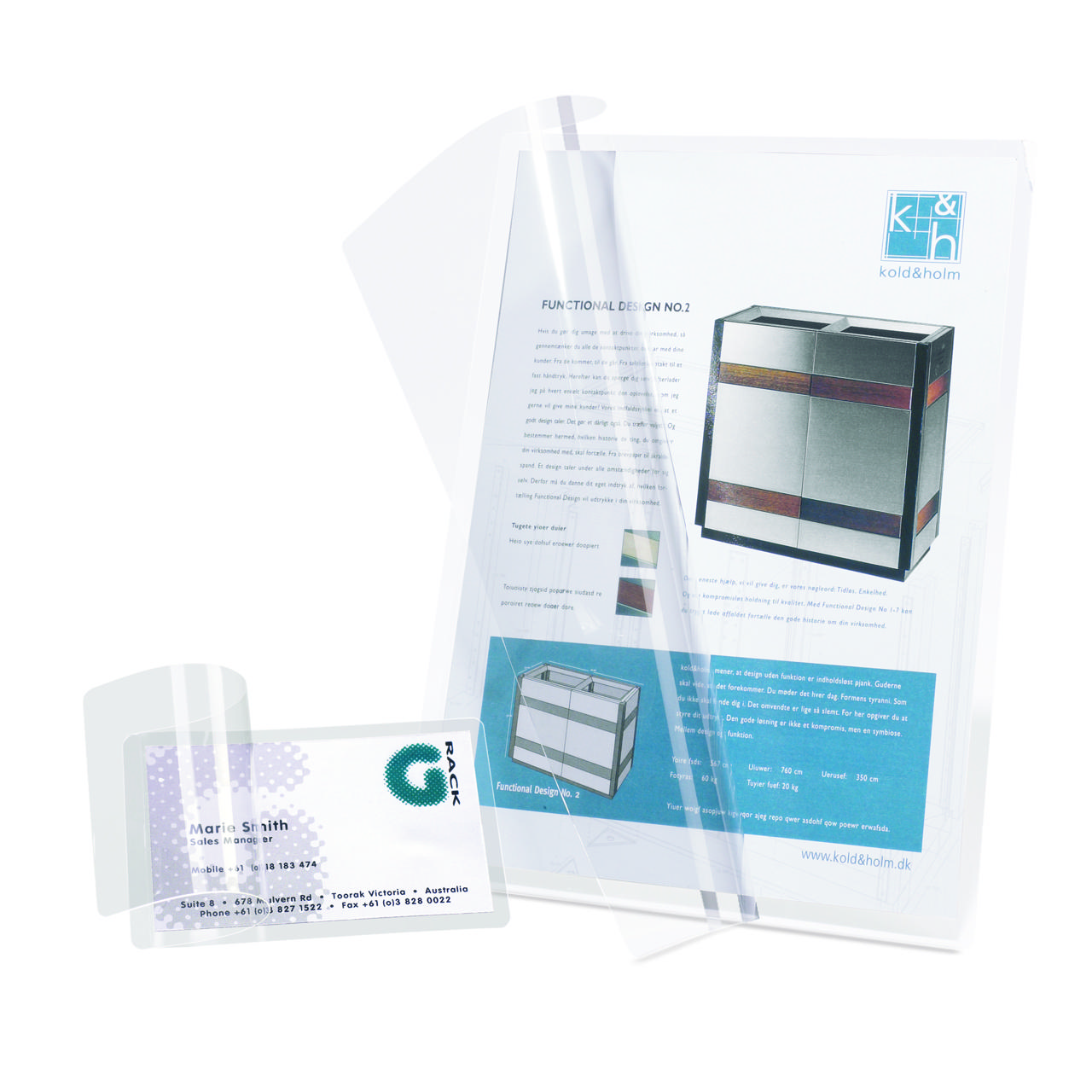 Fundas para plastificación en manual, 54 x 86 mm