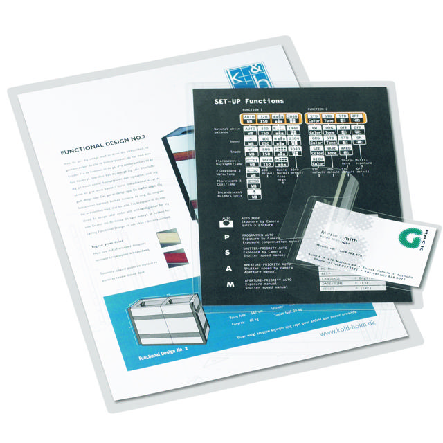 Itsekiinnittyvä kortti, A5