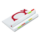 Indices de doble cara, Permanentes, 12 x 40 mm